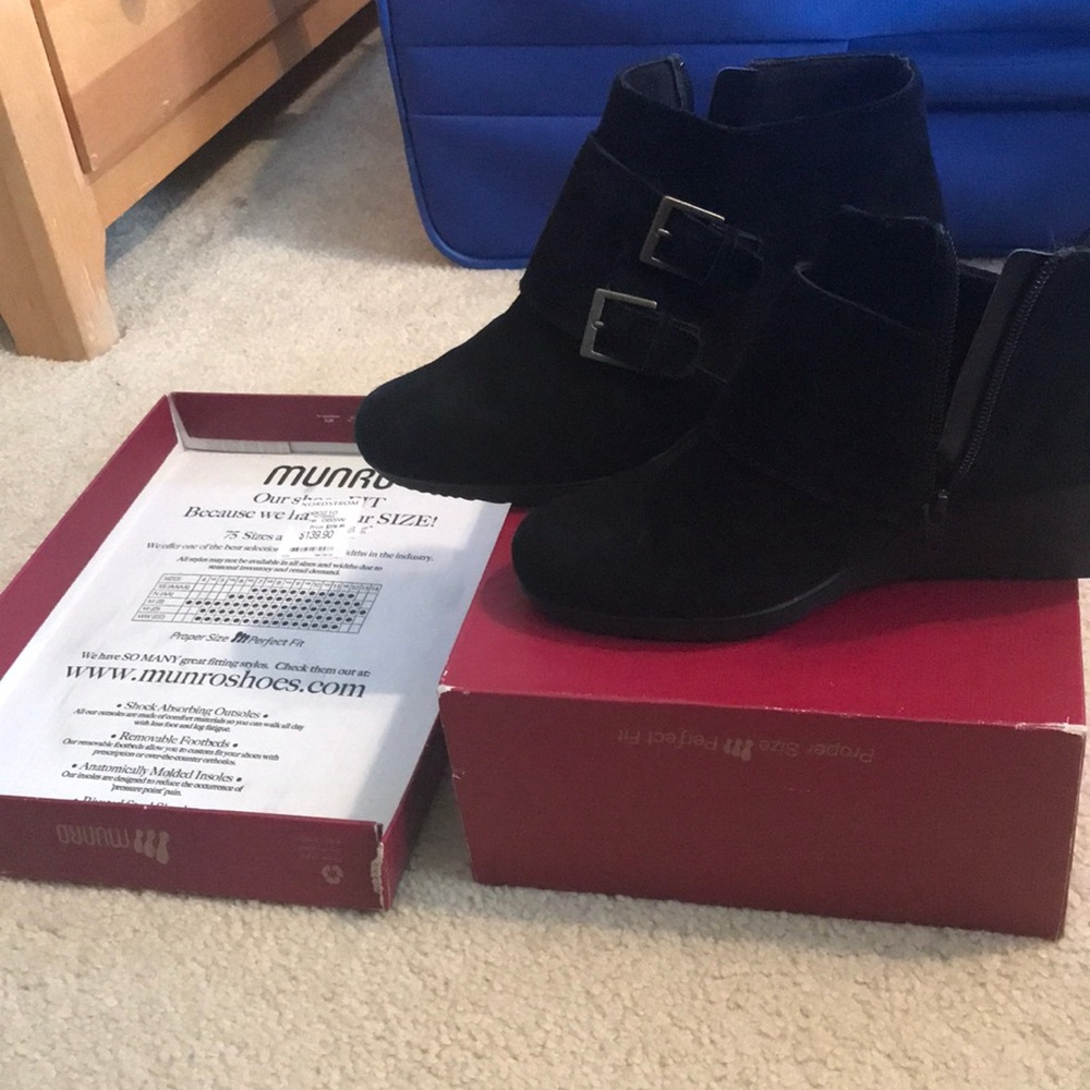 Cute wedge booties